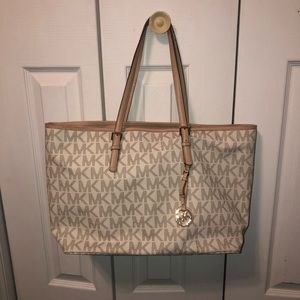 Michael Kors Jet Set Logo Laptop Travel Tote